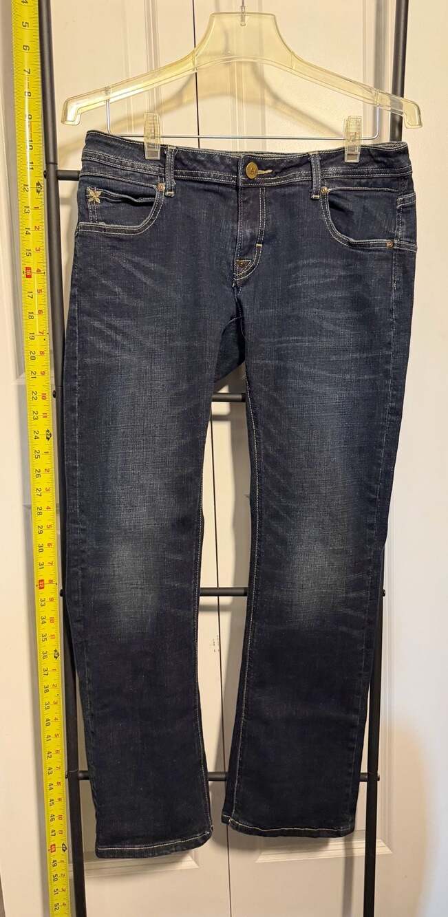 Lee H.D. Lee 1889 Fits 'Em All Dark Wash Denim Jeans Size 32